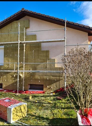 Isolation thermique par l'extérieur laine de roche